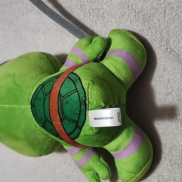 Green and Purple Ninja Turtle Plush Toy - Picture 3 of 3